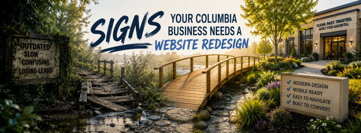 Signs a Columbia business may need a professional website redesign