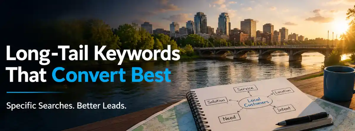 Midlands South Carolina business district representing location-focused keyword targeting
