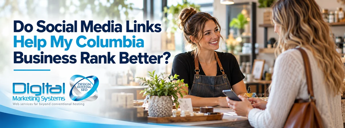 Columbia business social media marketing and website search visibility