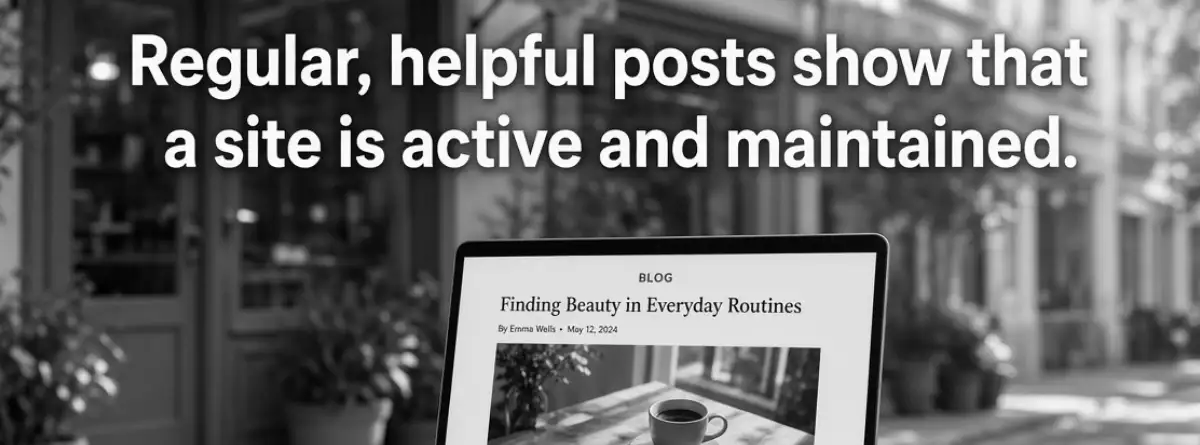 Local business blogging strategy for SEO and customer engagement